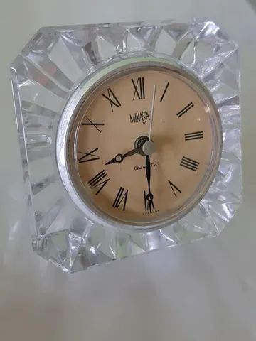 Relógio alemão Mikasa em cristal