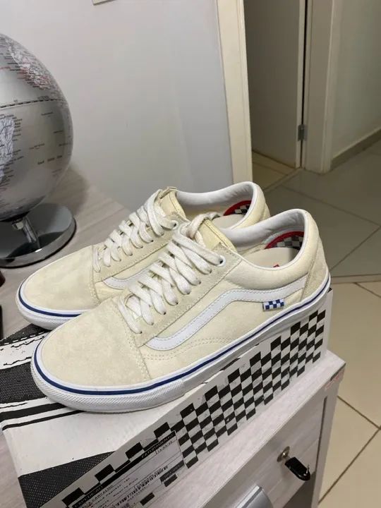 Tênis Vans Old Skool Off White - Tamanho 41