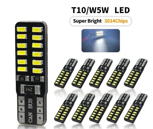 Leds pingo t10 t20 t5, torpedos e etc. Para carros e moto - Foto 4