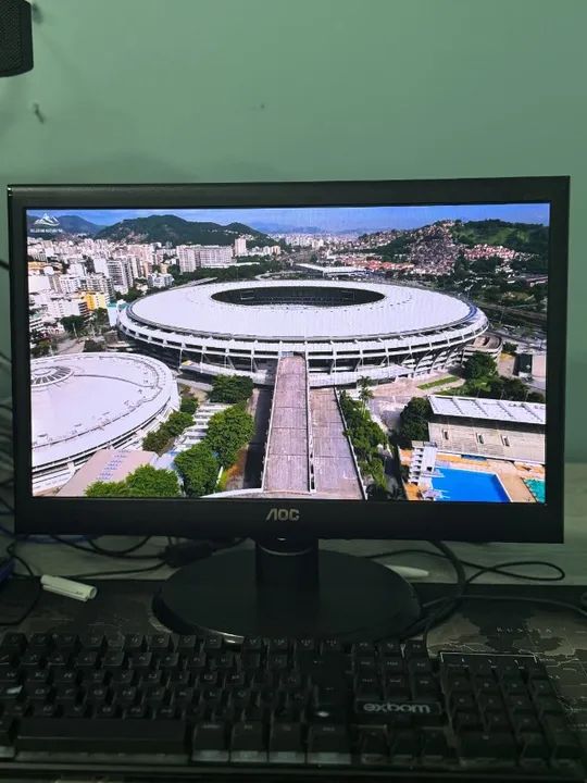 Monitor AOC Lcd 18,5 Polegadas E950sw  1366 x 768 - Foto 4