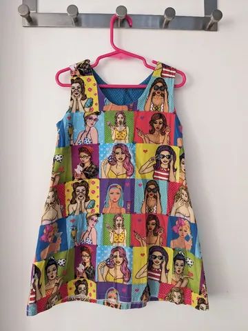 Vestido Infantil Estampado 4/5 anos  - Foto 2