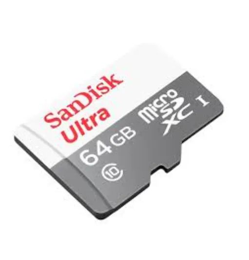 CARTÃO DE MEMORIA 64 GB MICRO SD COM ADAPTADOR SD 80 MBPS CLASSE 10 SANDISK ULTRA - Foto 2