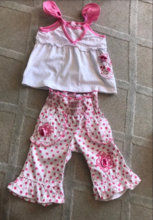 Conjunto infantil feminino 9 meses USADO
