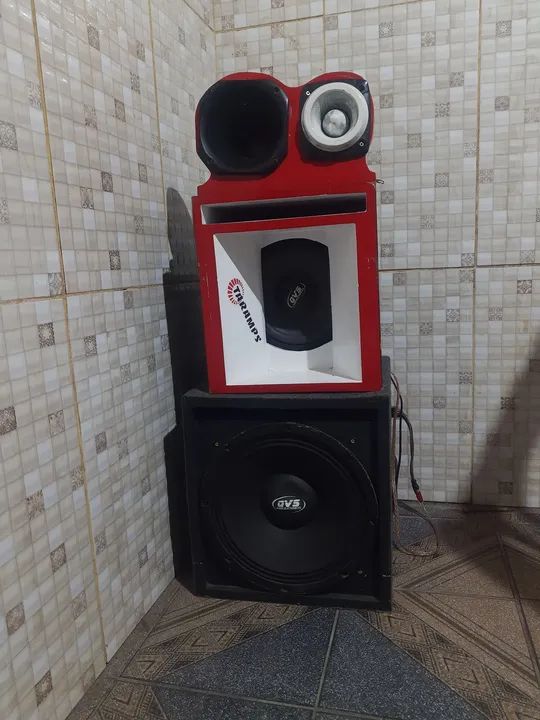 Caixa de Som para Carro - 12 polegadas