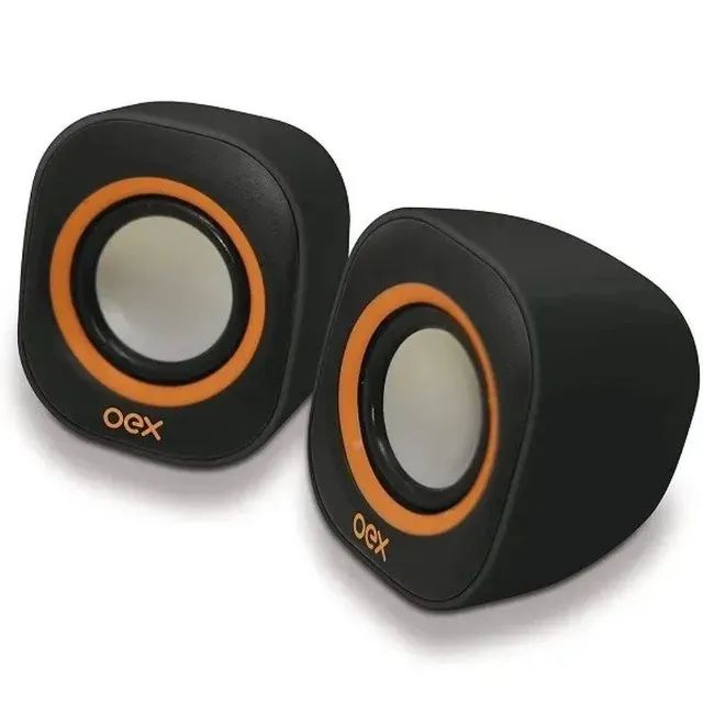 Caixa De Som Usb/p2 Oex Sk100 Speaker Para Notebook E Pc - Foto 2