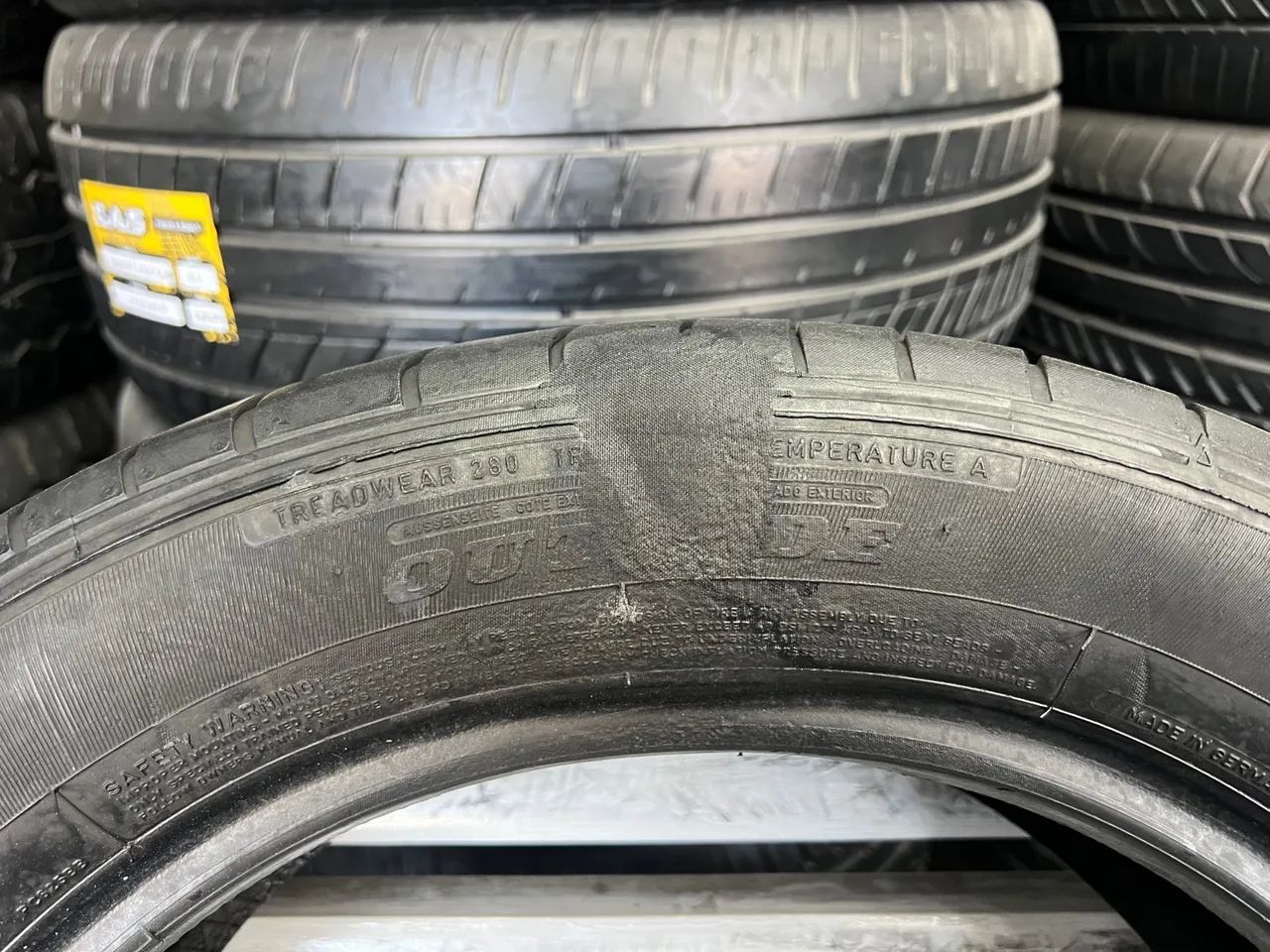 Pneu 205/55/16 Dunlop SP Sport FastreSponse R$259,00 / Pneu 205/55R16 - Foto 7