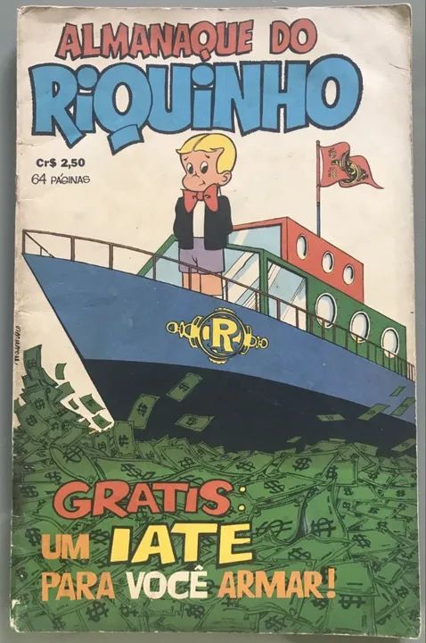 Almanaque Do Riquinho Nº 1 - RGE - Janeiro/1973