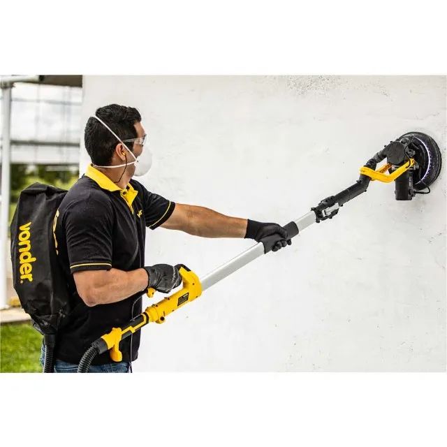 Lixadeira de Parede 50/60Hz 880W com Led e Acessórios - Vonder - Foto 5