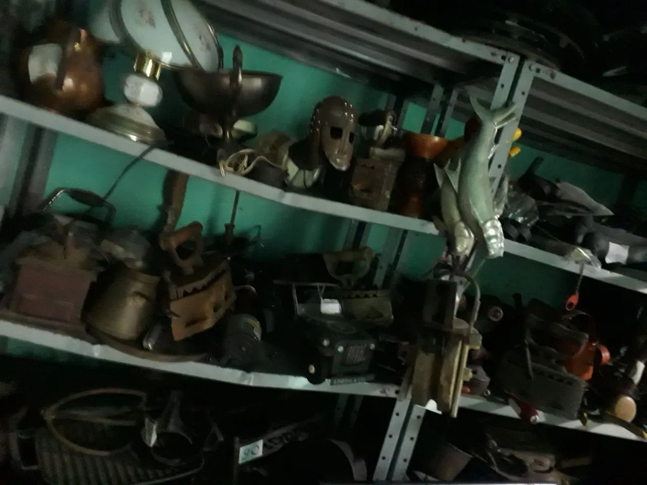 Lote de objetos antigos para decoração - Foto 3