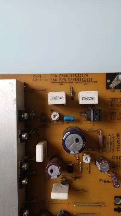 Placa Fonte TV LG 42PJ350 ( Com Defeito )  - Foto 2