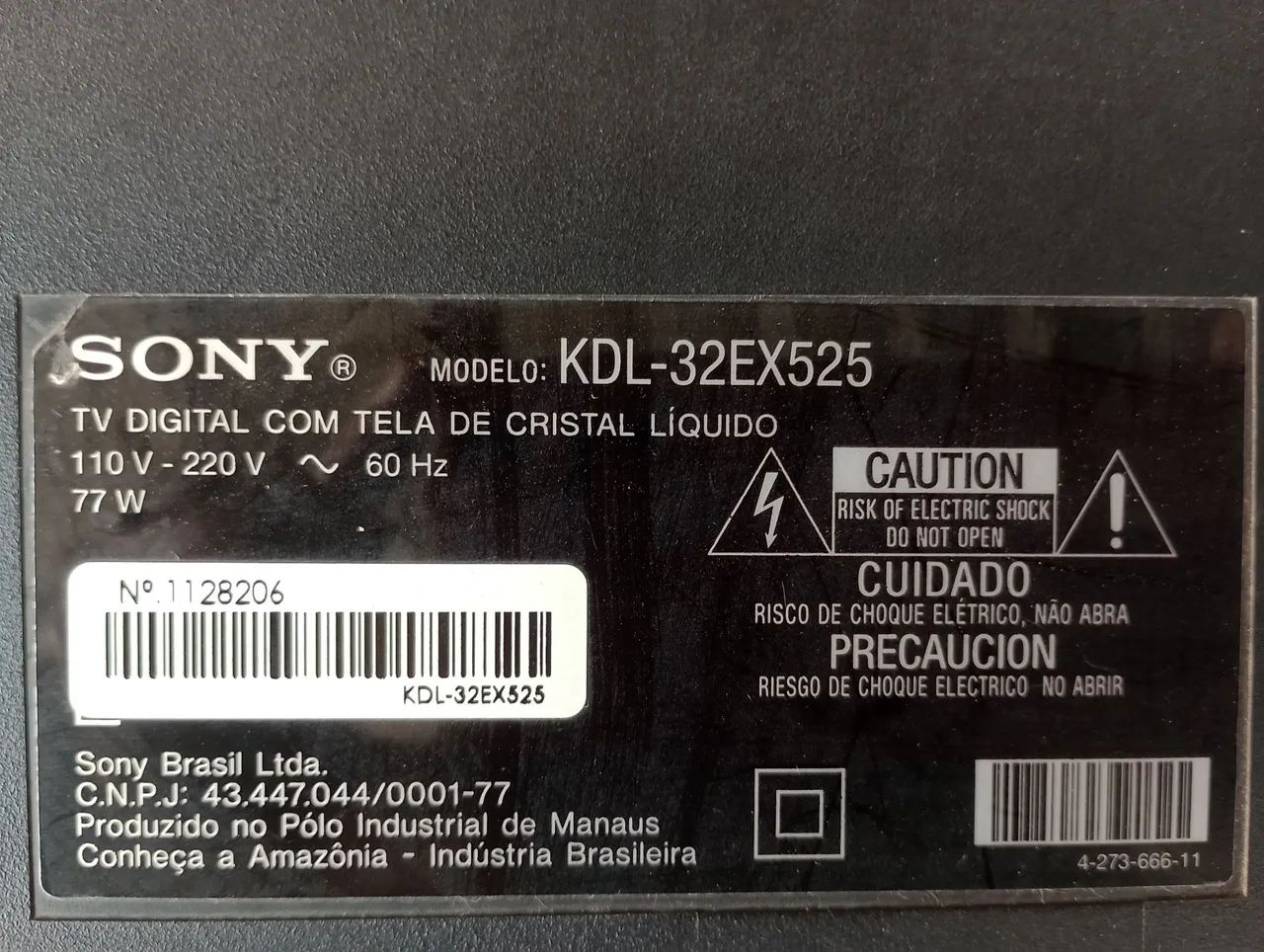 Placa fonte TV 32" Sony KDL-32EX525 - Foto 2