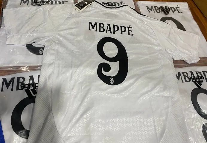 Camisa Branca Real Madrid 2025 Mbappé Qualidade - Foto 5