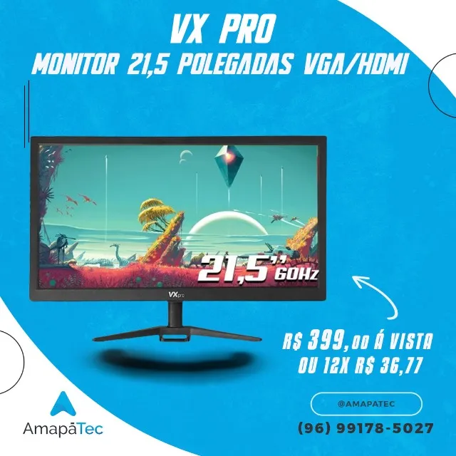 Monitor VX PRO 21.5 Pol LED 60Hz 8msHDMI/VGA
