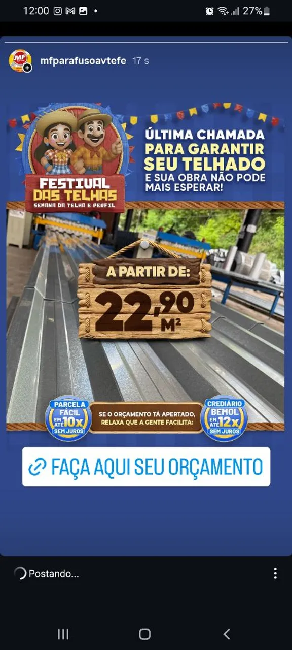 Festival das Telhas - Preços Imperdíveis!
