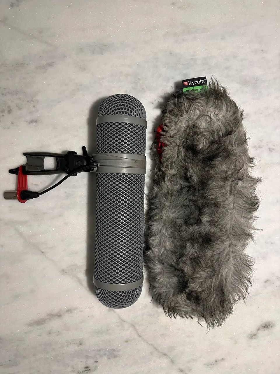 Microfone Sennheiser MKH416 + Blimp Rycote