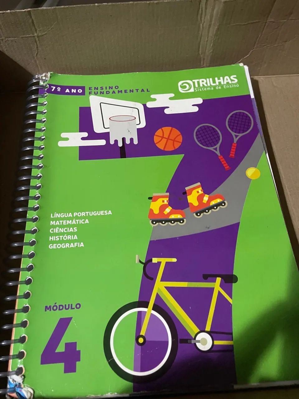 Caderno 7º Ano Produção de Texto Trilhas - Foto 2