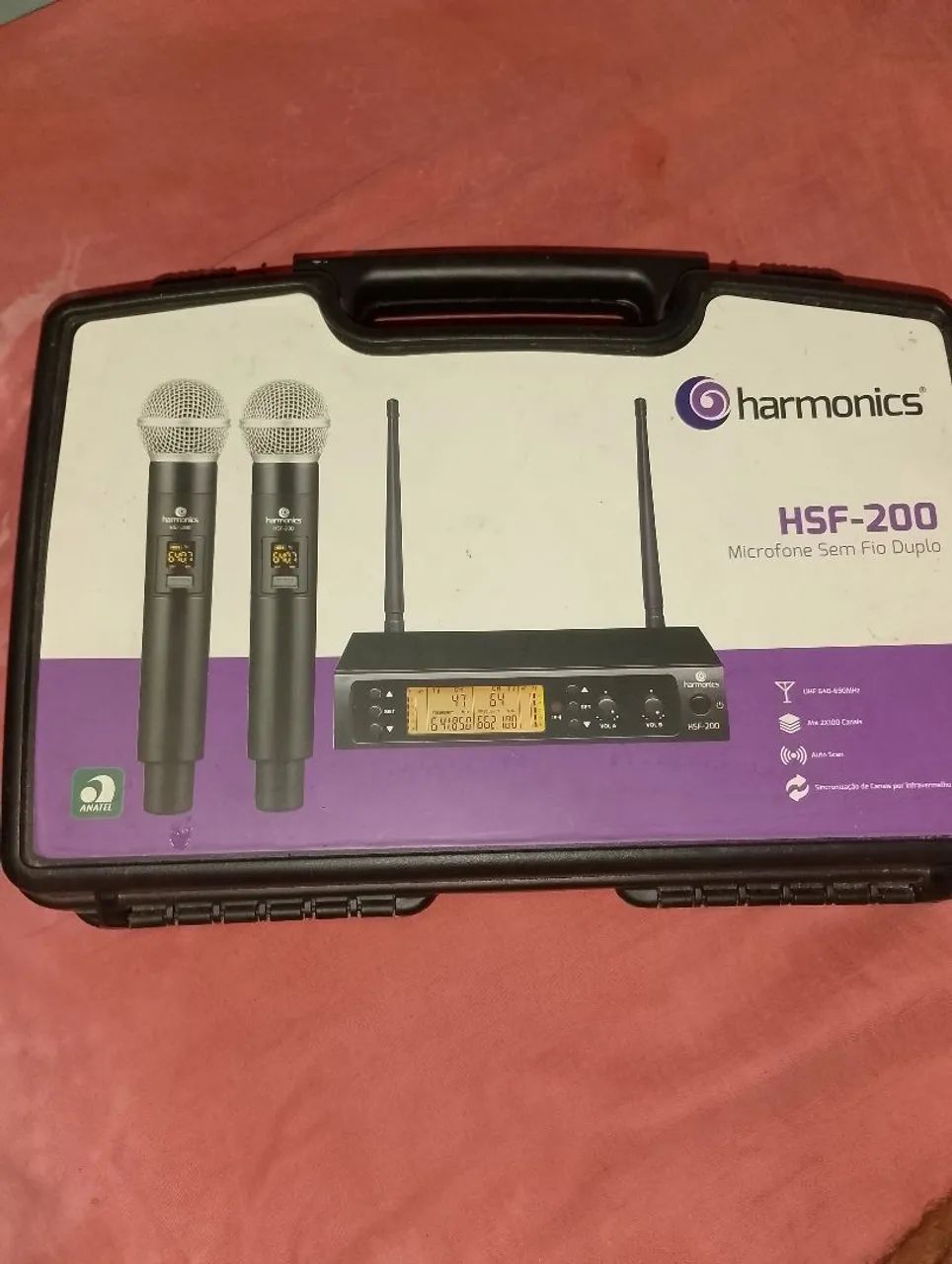 Microfone sem fio tudo certinho e meses de uso - Foto 3