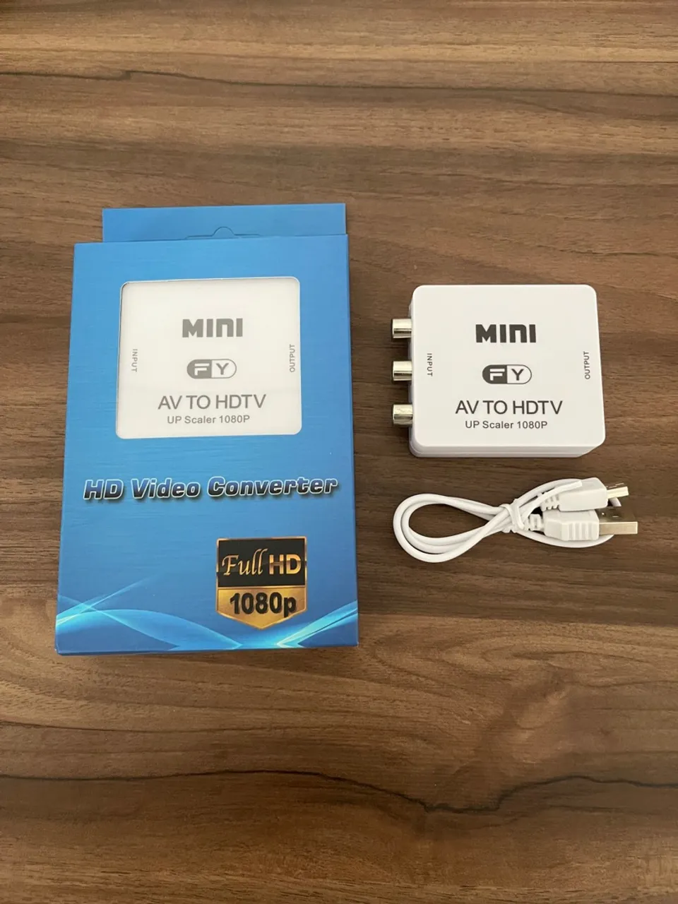 Conversor AV para HDMI - Up Scaler 1080P