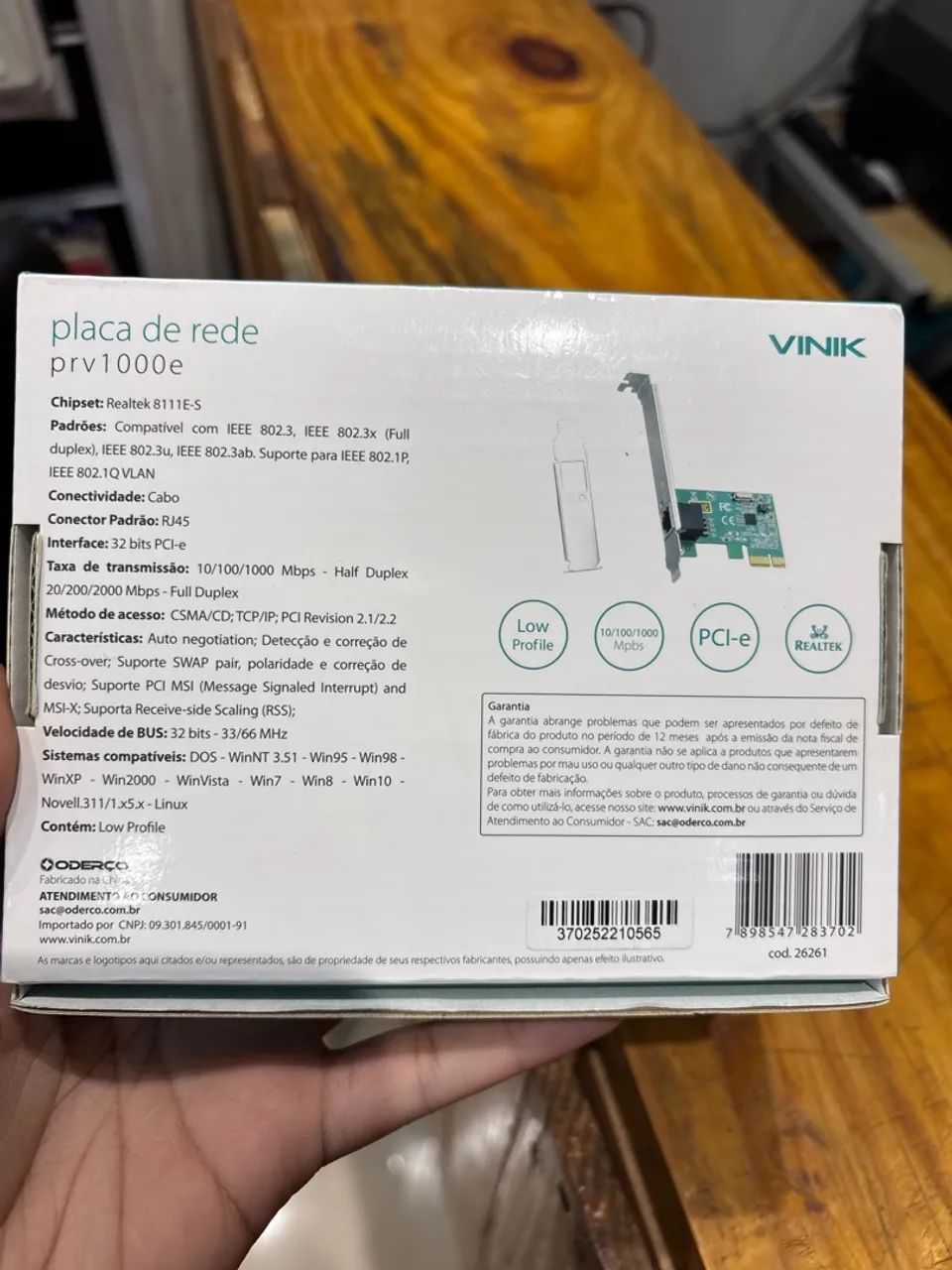 Placa de Rede Vinik PRV1000e - Foto 3