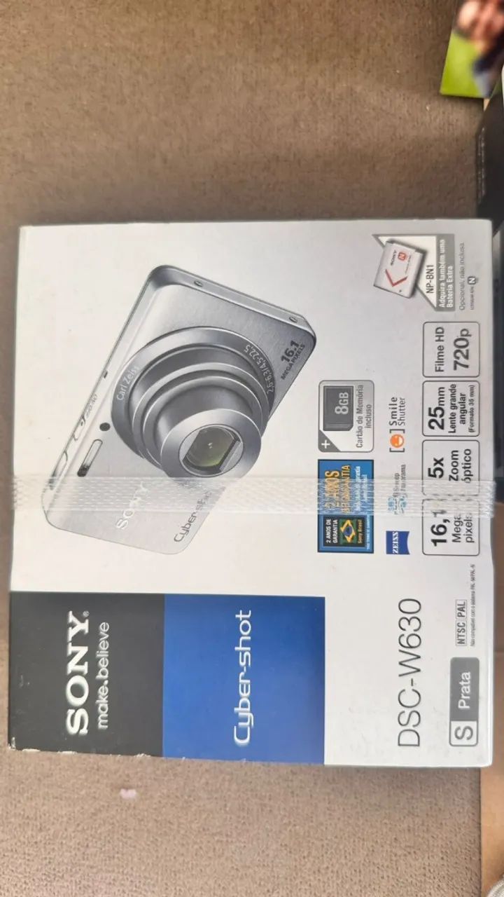 Câmera Fotográfica Sony Cyber-Shot DSC-W630 Nova