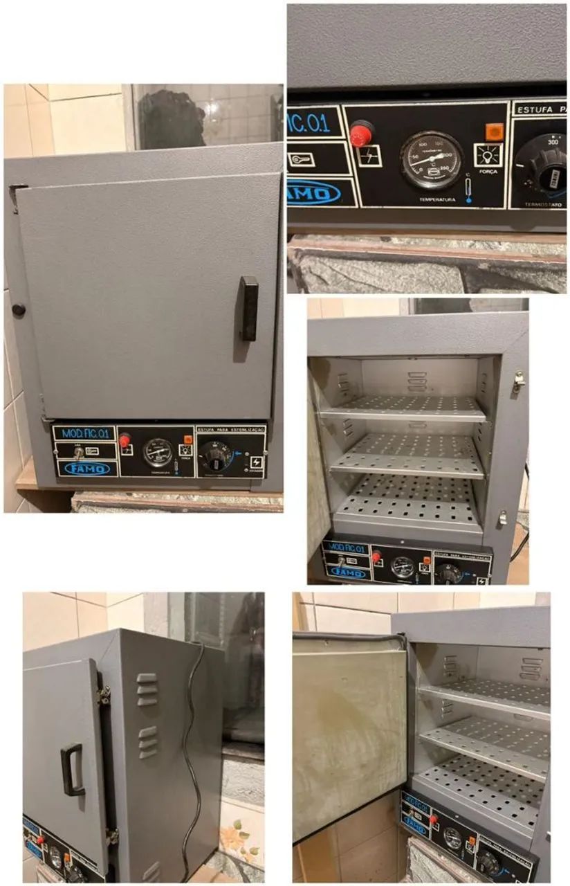 Vendo 2 estufas retrô de Esterilização 110/V 