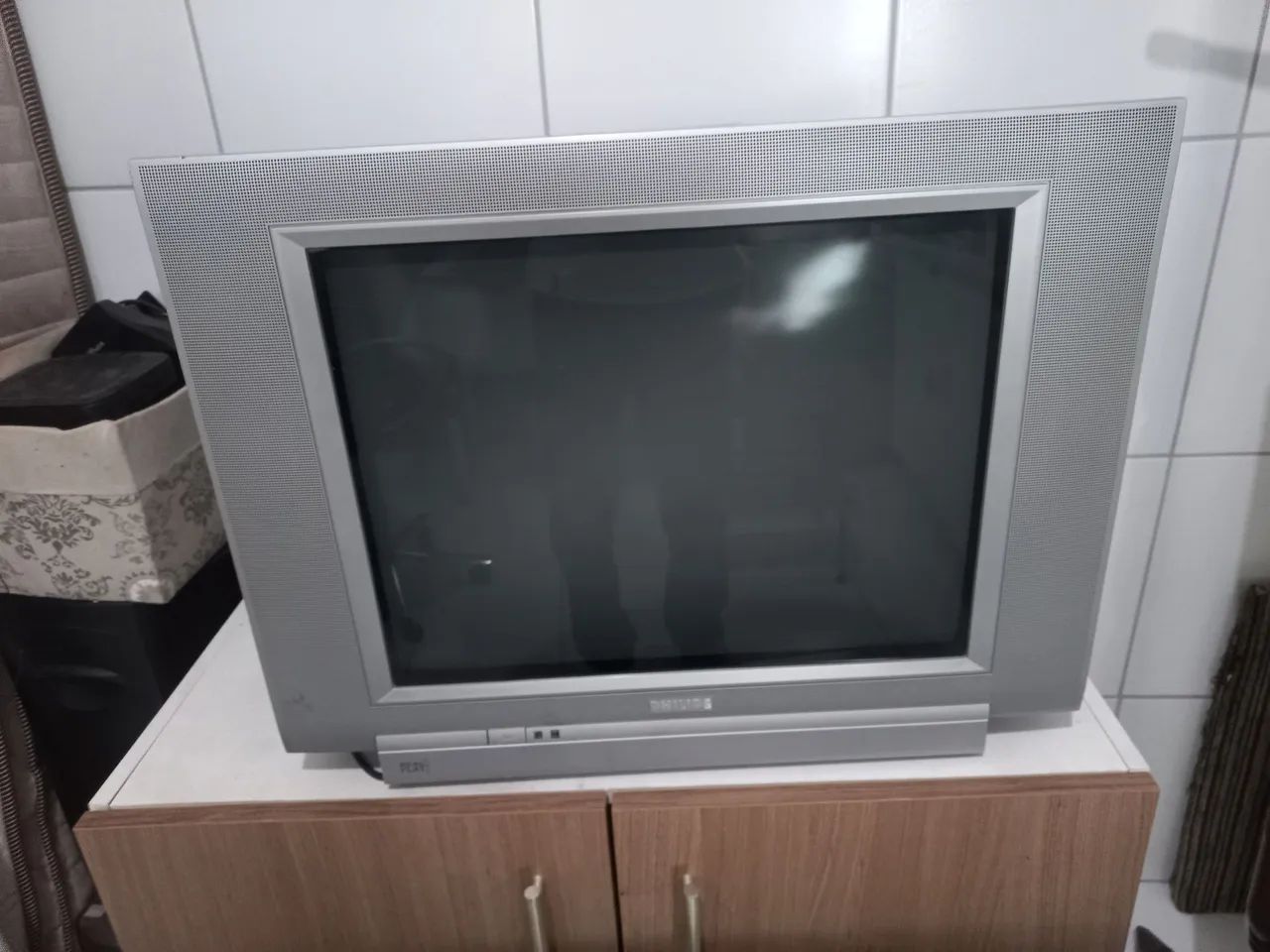TV philips 21 polegadas tela plana