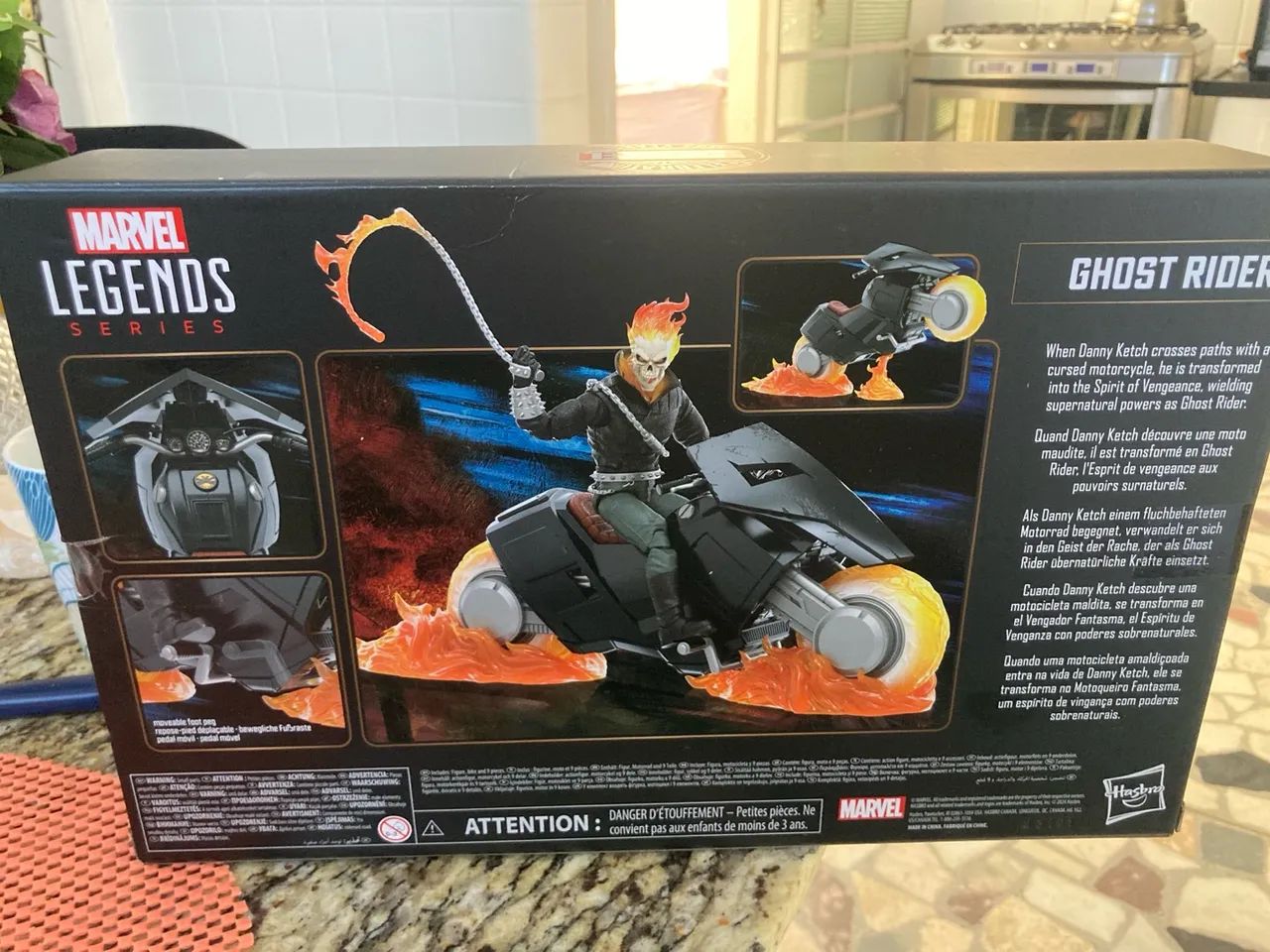 Marvel Legends Ghost Rider motoqueiro fantasma - Foto 4