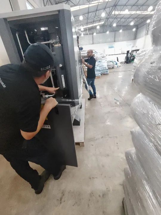 Compressor de ar Parafuso 20hp 16bar para Laser de corte industrial - Foto 3