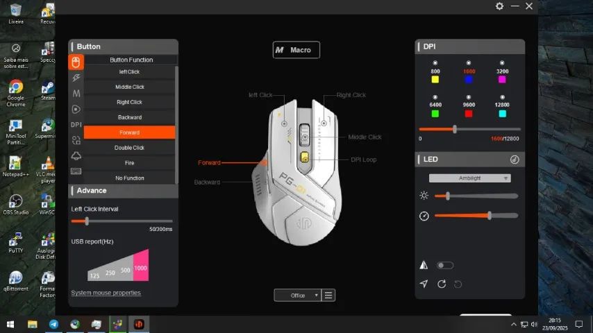 Mouse GAMER COM SOFTWARE Inphic - Foto 2