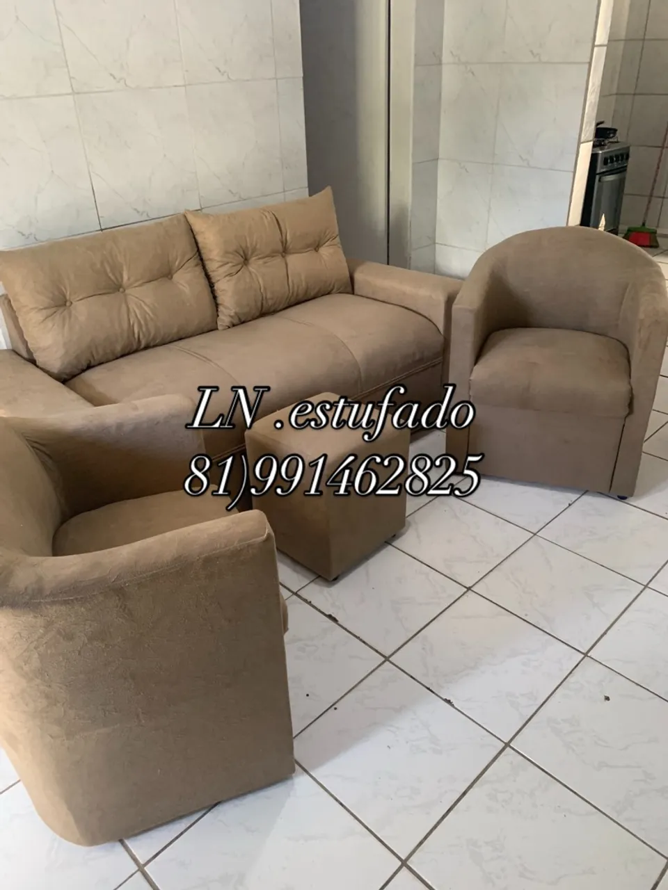 Conjunto de sofá com pulso grátis