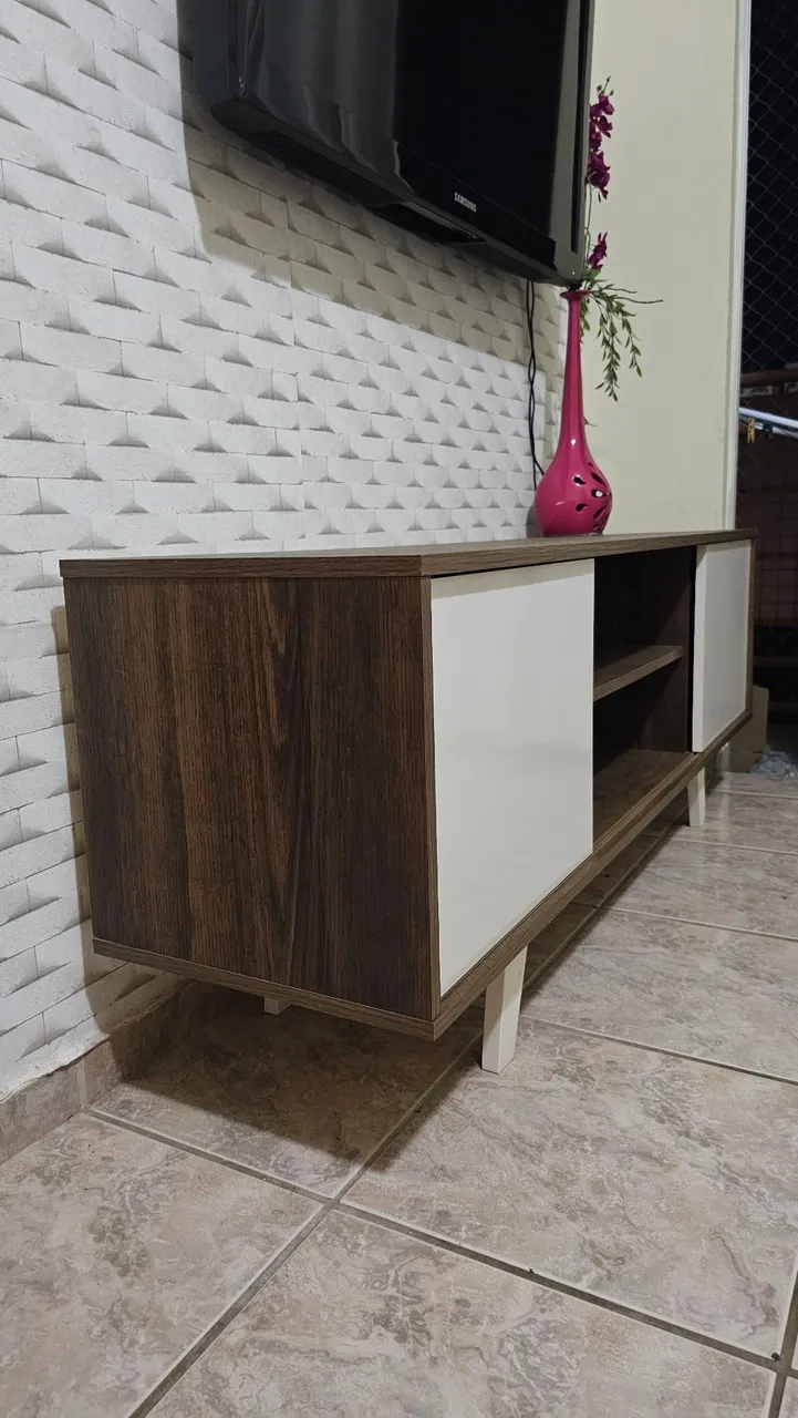 Rack de TV com design moderno e elegante