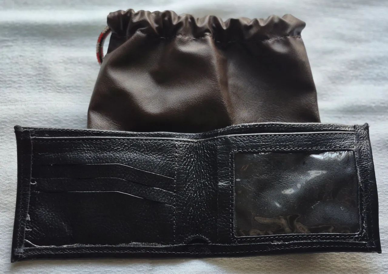 Carteira de couro - Foto 3