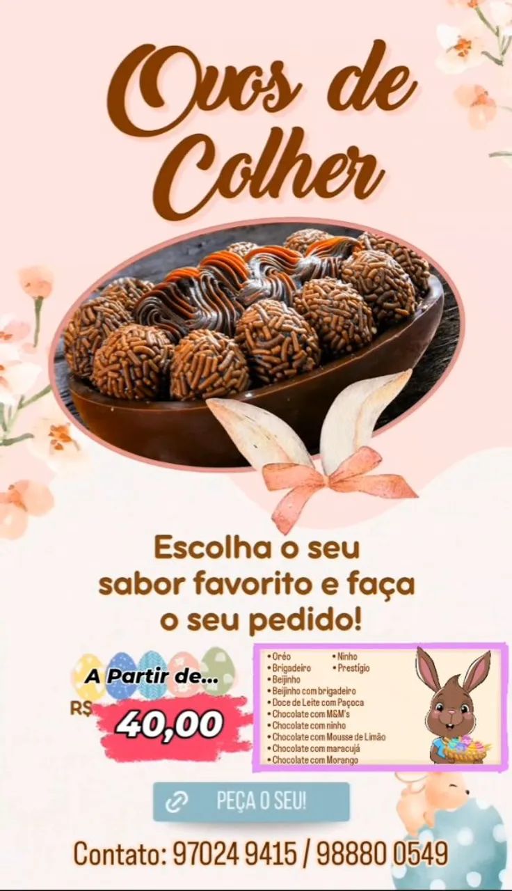 Ovos de Colher - Sabores Deliciosos
