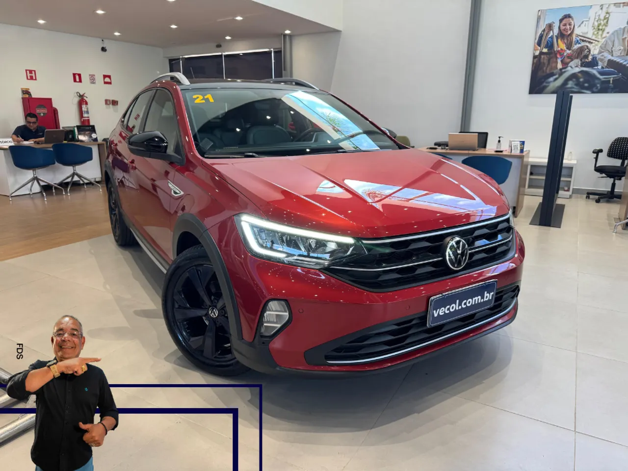 VOLKSWAGEN Nivus 1.0 4P FLEX 200 TSI HIGHLINE AUTOMÁTICO - 2021