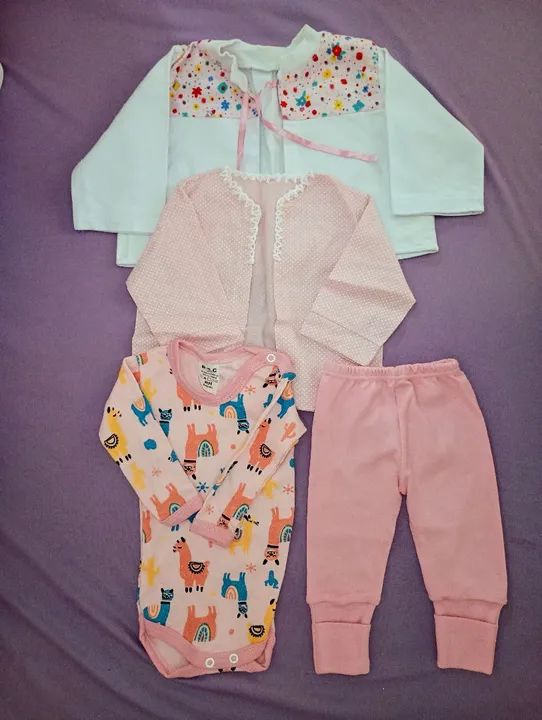 Kit de Conjunto de Roupas para Bebê RN