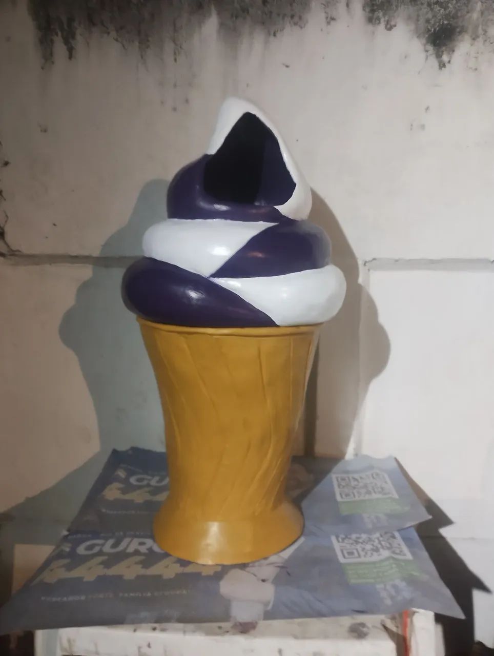 Escultura artístca de sorvete