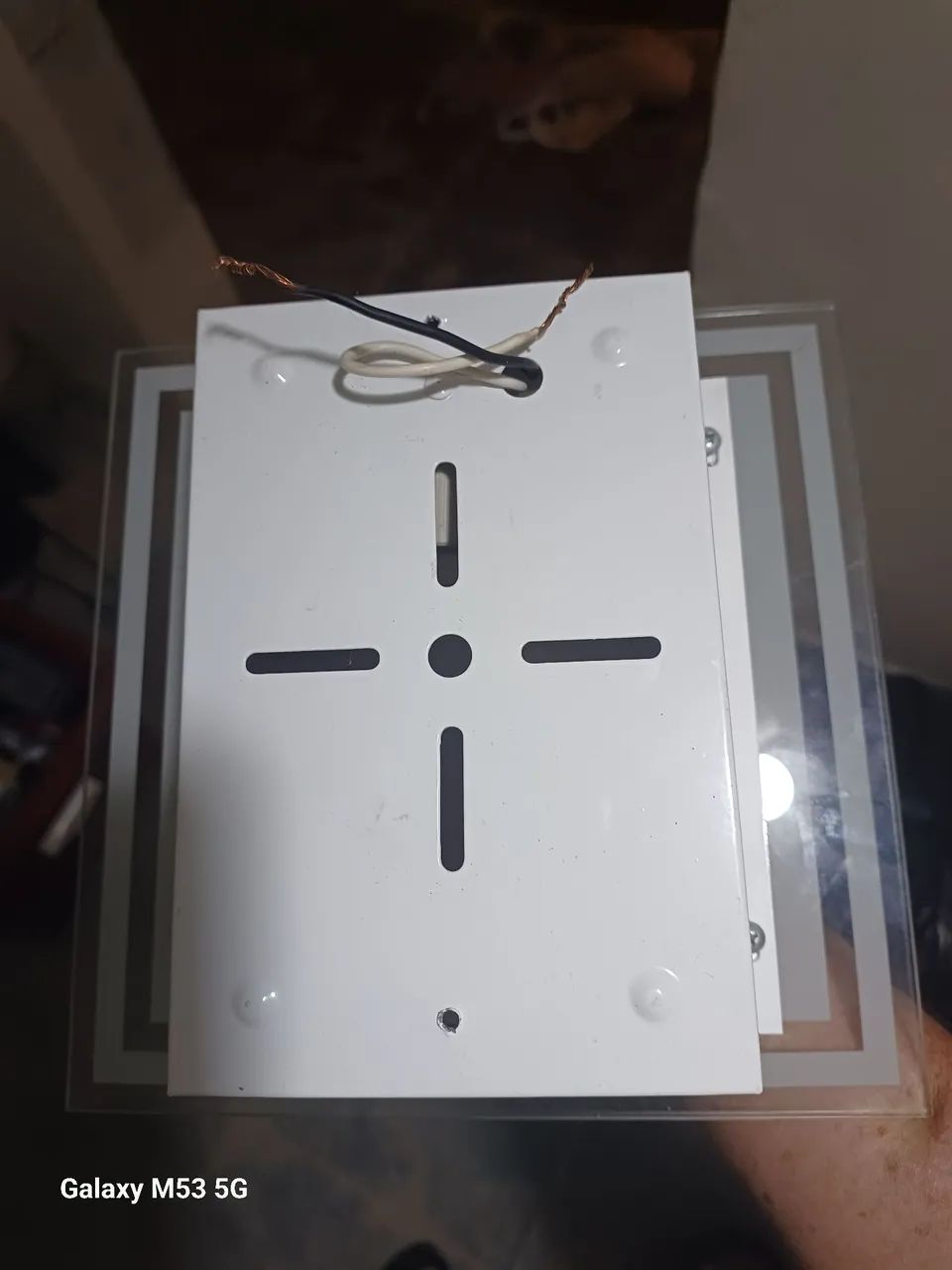 Lustre de vidro branco  - Foto 2