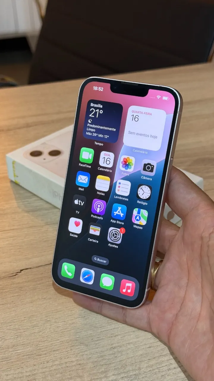 iPhone 13 128GB Rosa - Loja física! Com 90 dias de garantia! Até 12x no cartão! 128 GB