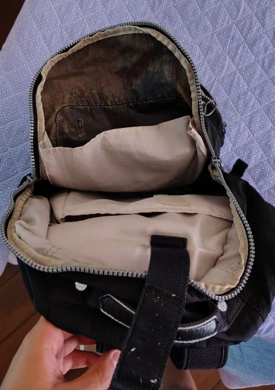 mochila kipling seoul xl preta - Foto 5