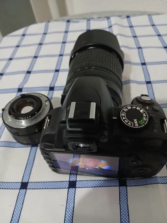 Câmera DSLR Nikon D3100 com Lente 18-55mm - Foto 5