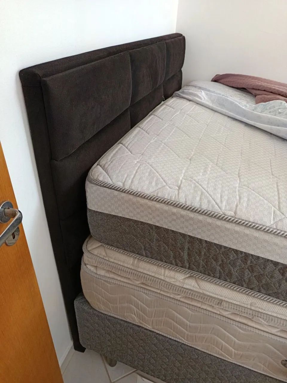 2 colchões+ Base+cabeceira  - Foto 3