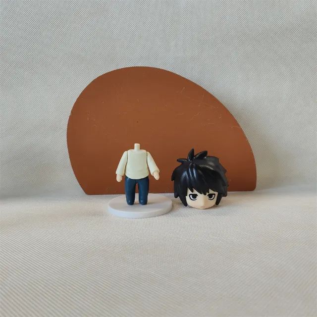 Kit 6 Bonecos de Death Note - Miniaturas de L, Light Yagami (Kira) e Ryuk - Foto 5
