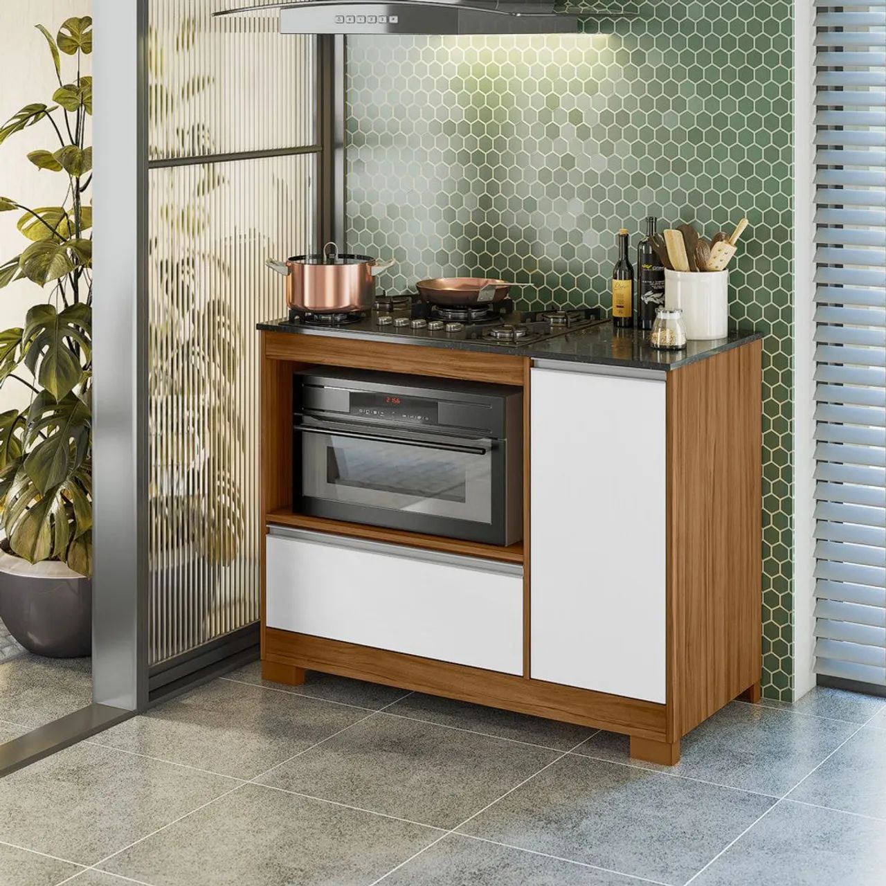 Balcão De Cooktop 5 Bocas 
