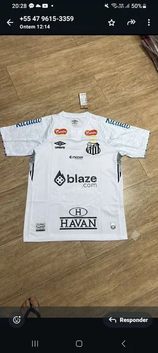 Camisa Santos FC Neymar Jr