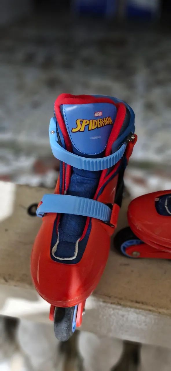Patins infantil modelo homem aranha - Foto 3