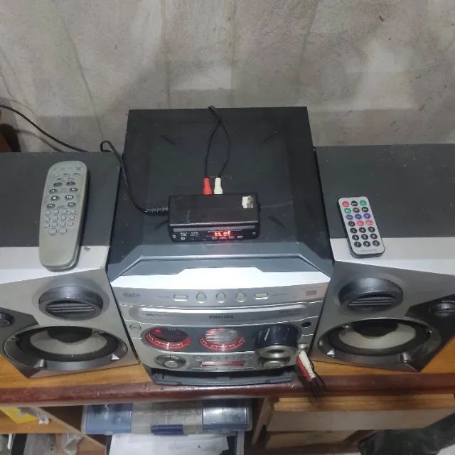 mini system philips MC m570/22 + adaptador micro SD/USB bluetooh - Foto 2