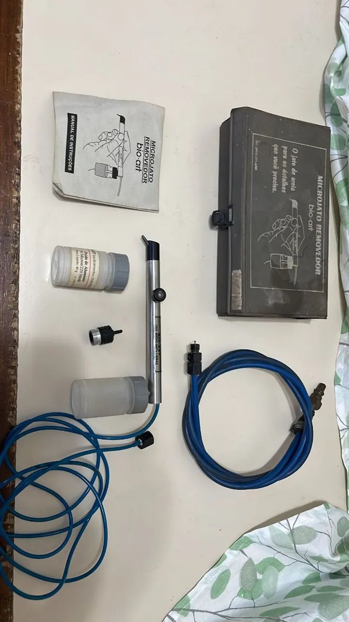 Kit Microjato Bio-Art - Completo com Engate Rápido para Compressor