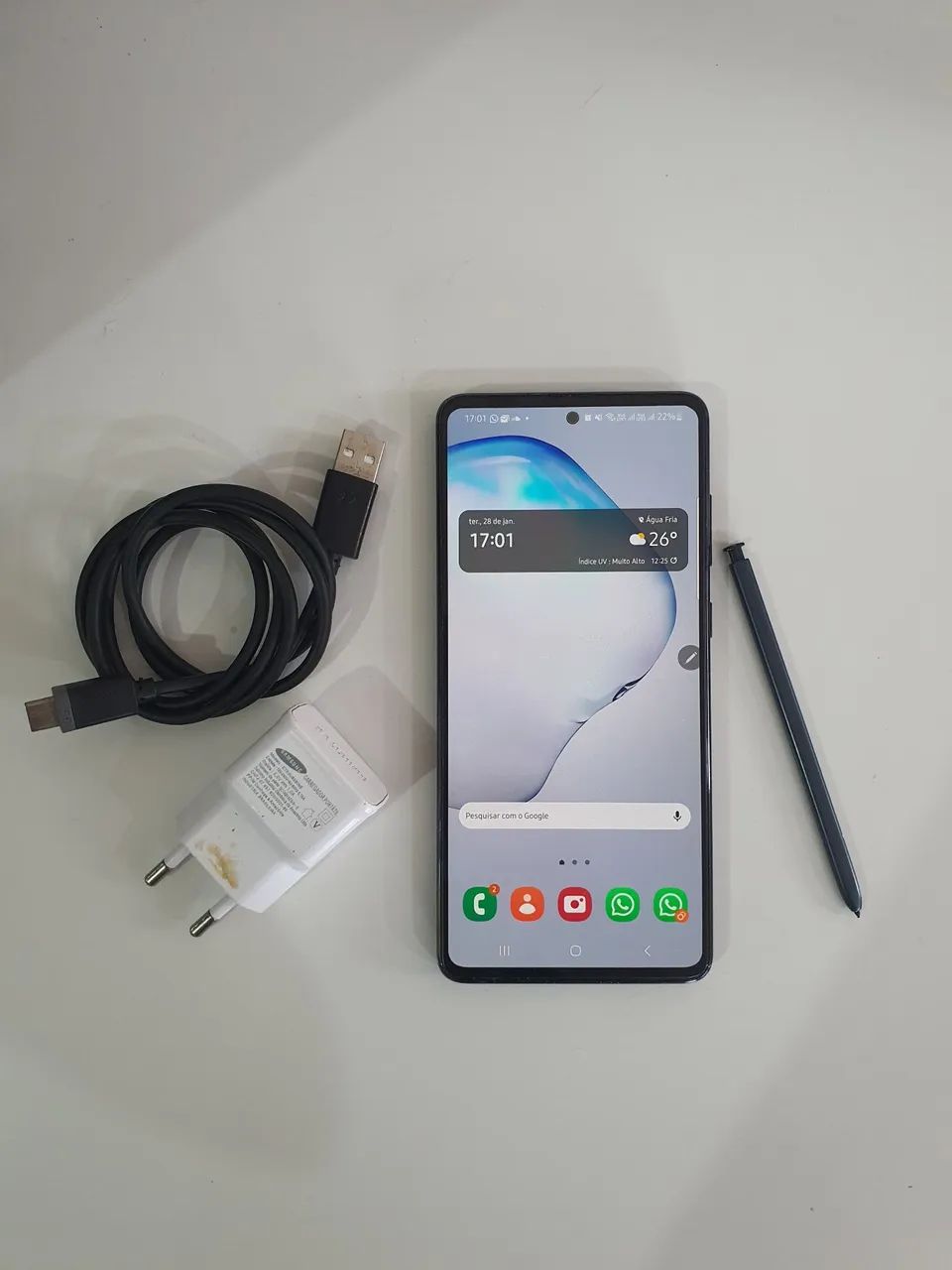 Samsung Note 10 Lite 128gb + Ram 6/8gb (com canetinha s pen)