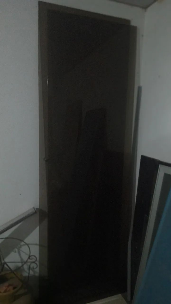 Porta de correr de vidro bronze - Foto 3