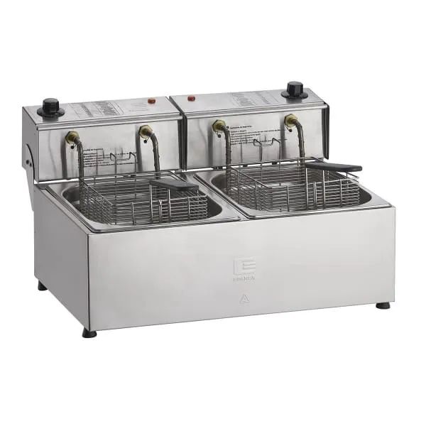 Fritadeira Dupla 10 Litros - Industrial - Aço Inox - Foto 3